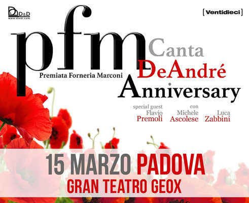 PFM canta De André - Anniversary