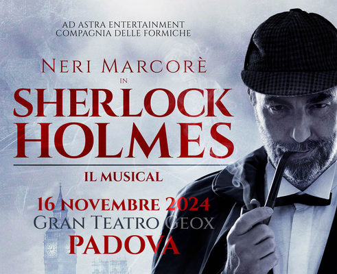 Neri Marcorè in Sherlock Holmes - Il Musical
